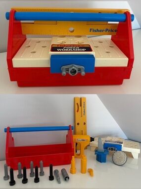 Vintage 1986 Fisher-Price Power Workshop